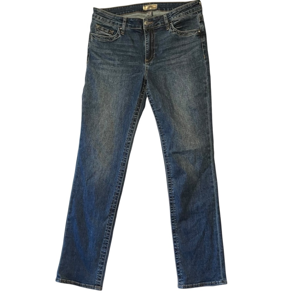 Kut from the Kloth Stevie Straight Leg Jeans Women's 10 Blue‎ Stretch Casual
